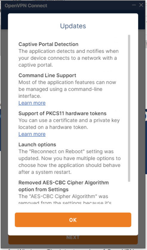 OpenVPN accept terms