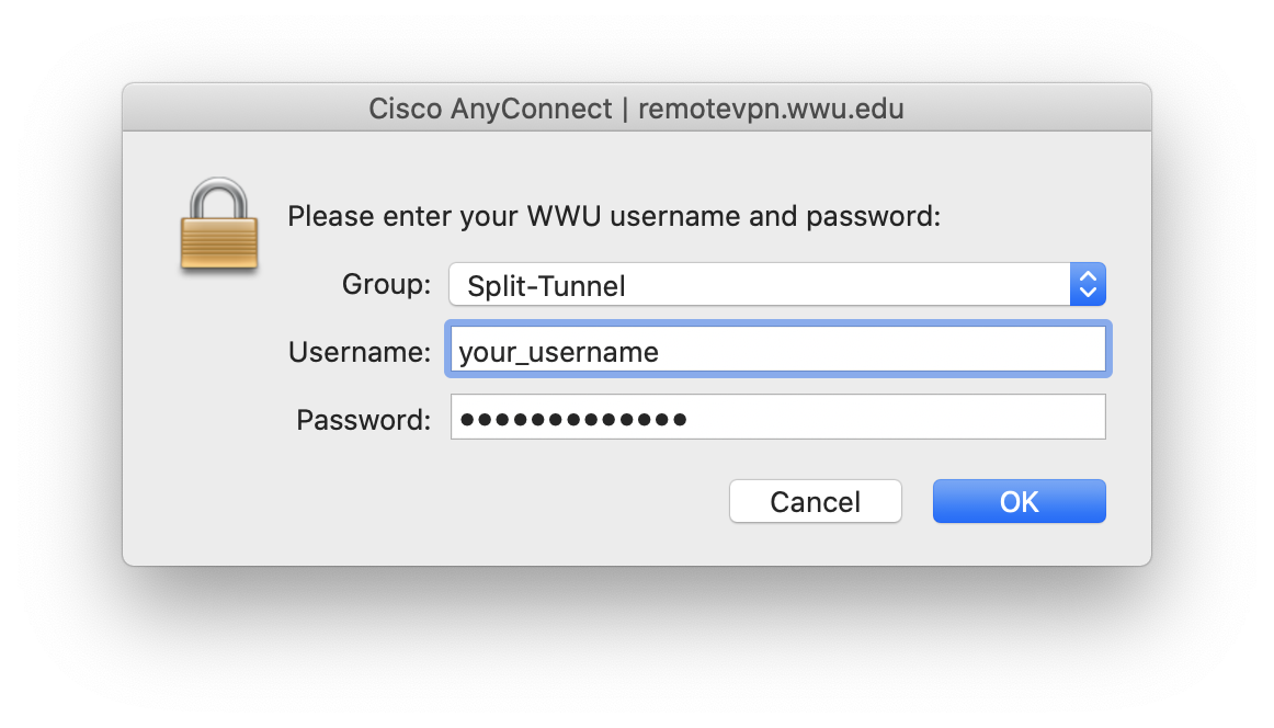 AnyConnect Authentication Prompt